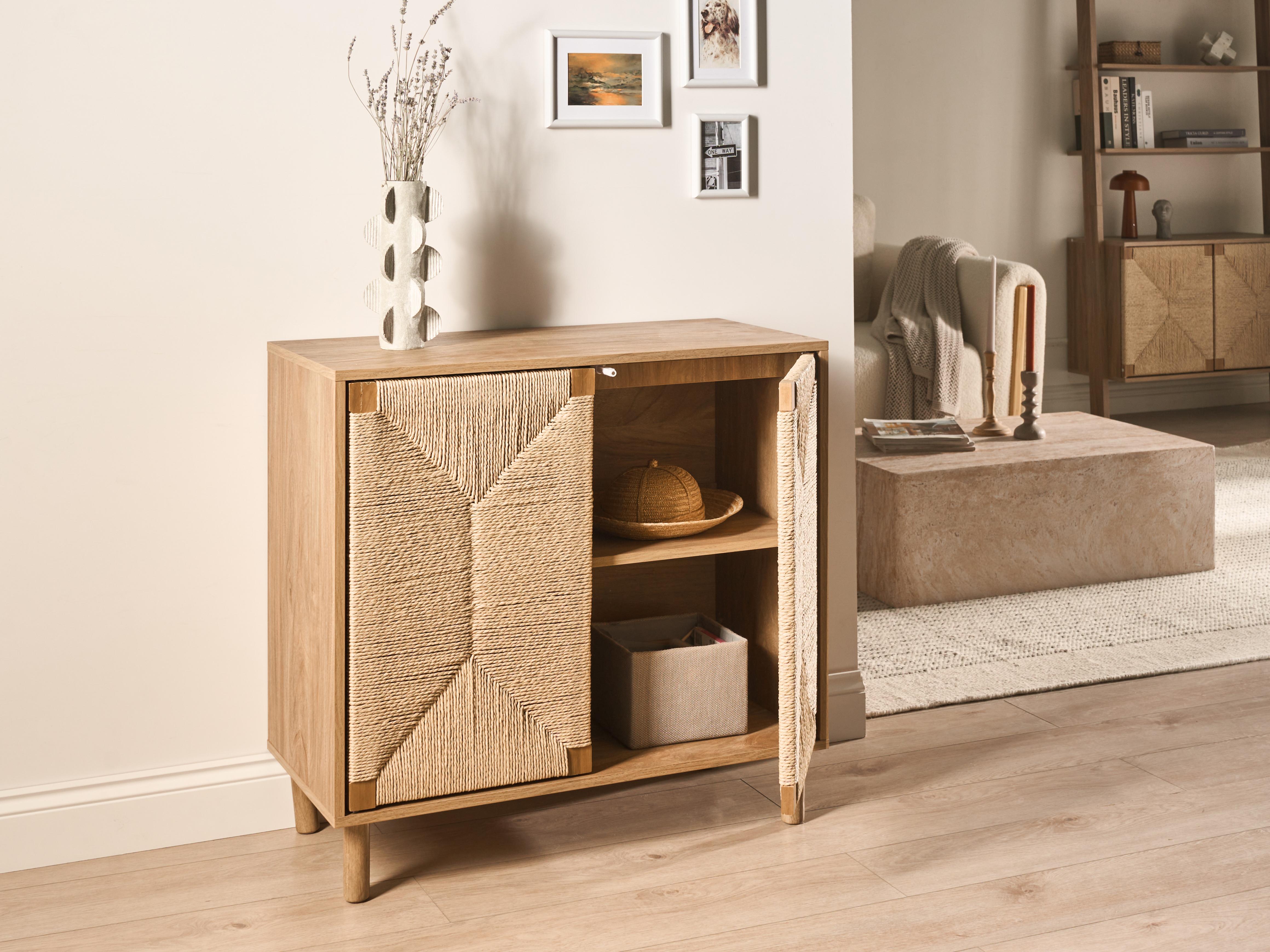 Dressoir met 2 deuren BONDI Lichtbruin