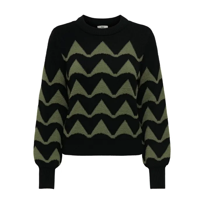 JDY Tina Jacquard Knitted Sweater Dames