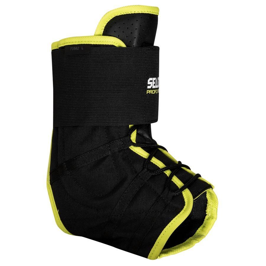 Select Cheville Support Lace Up - Noir/Jaune Fluo