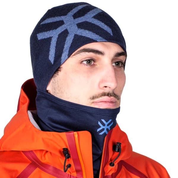 Bonnet Bandeau ski de randonnée AYAQ UPSALA WARM BEANIE BLUE SLATE