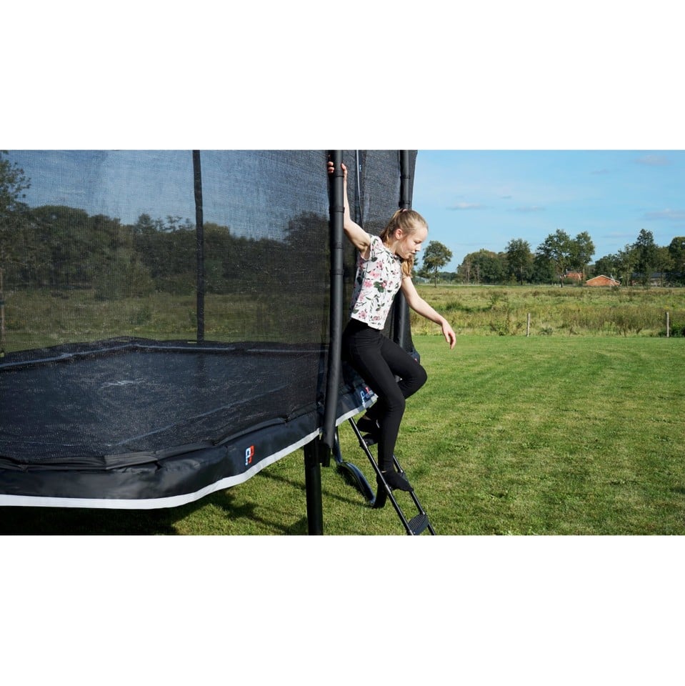 EXIT - PeakPro Trampolin 244x427 cm - Sort