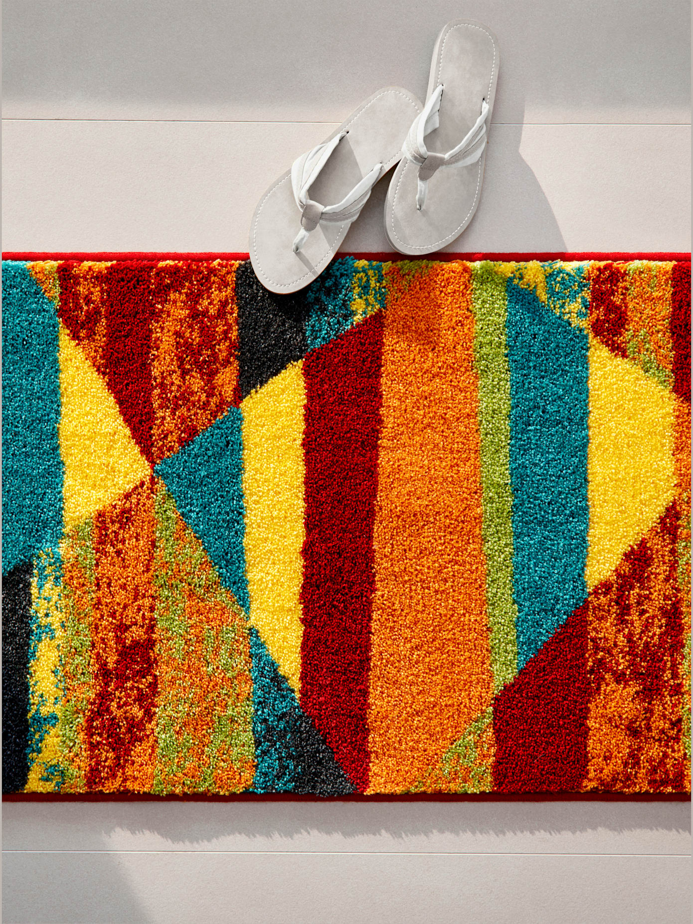 Tapis de bain acrylique facile d'entretien