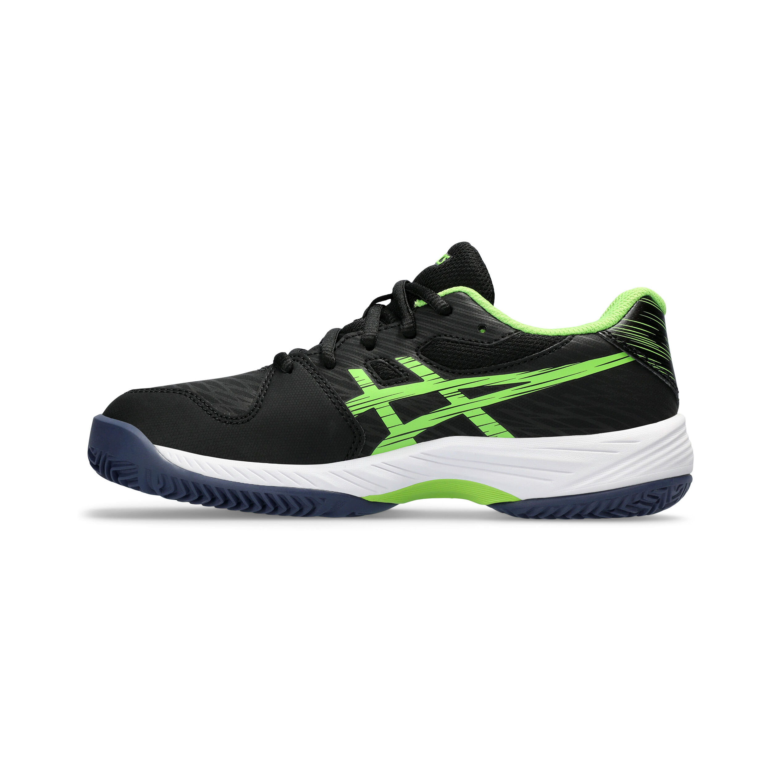 ASICS Gel-Game 9 Chaussures Padel Enfants - Noir , Vert Fluo