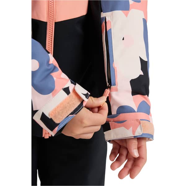 Veste de ski ROXY SILVERWINTER GIRL PINK SALT PRIMA