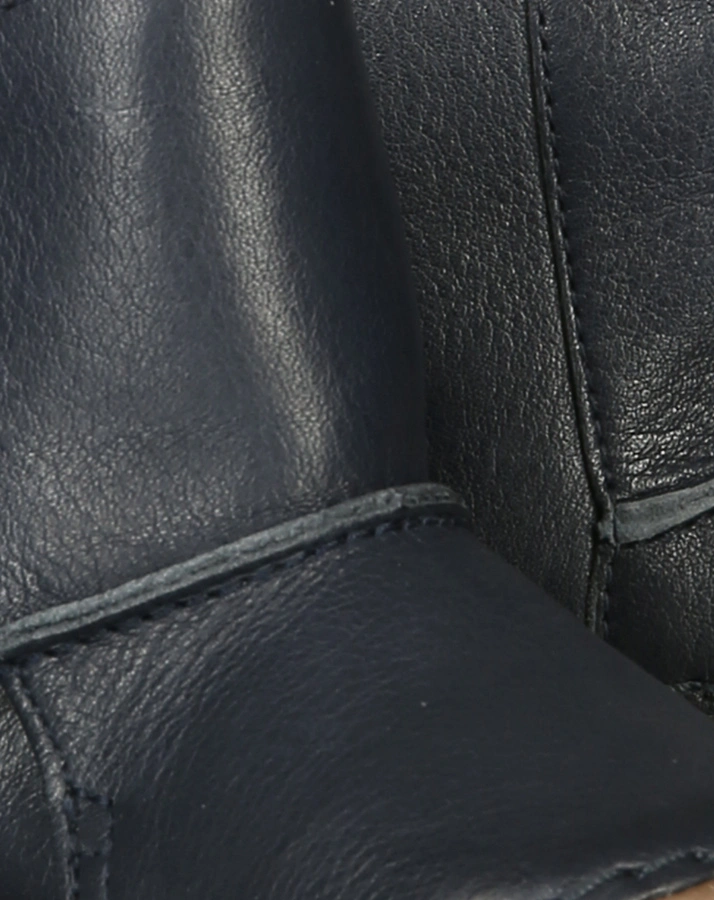 Leder-Klettstiefel PAIX WINTER in blue