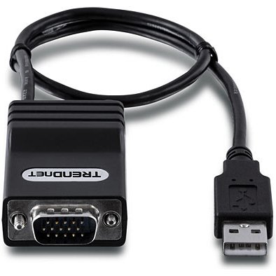 Trendnet TK-CAT5U adaptateur graphique USB Noir