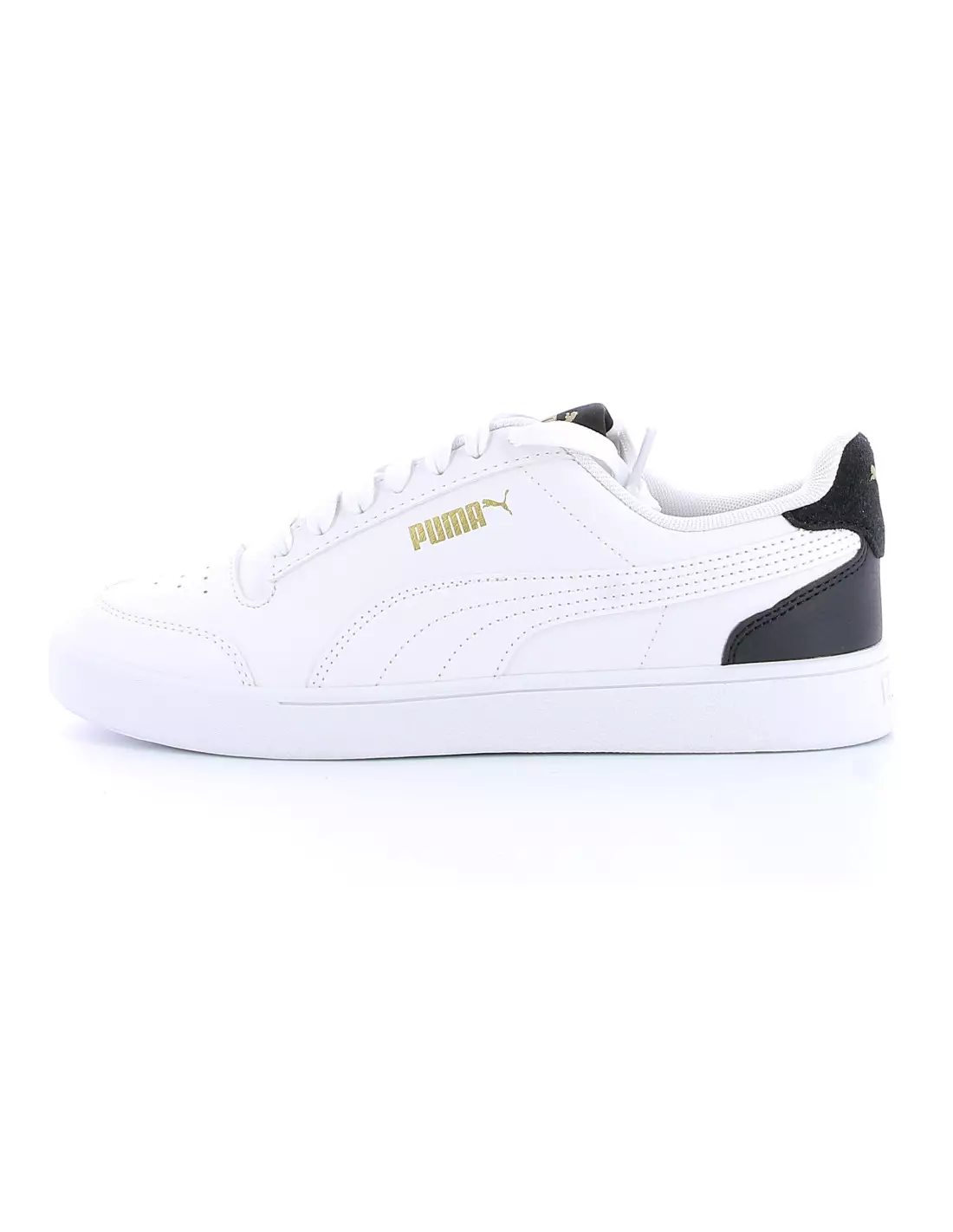 PUMA SHUFFLE - Baskets WHT/PEAC