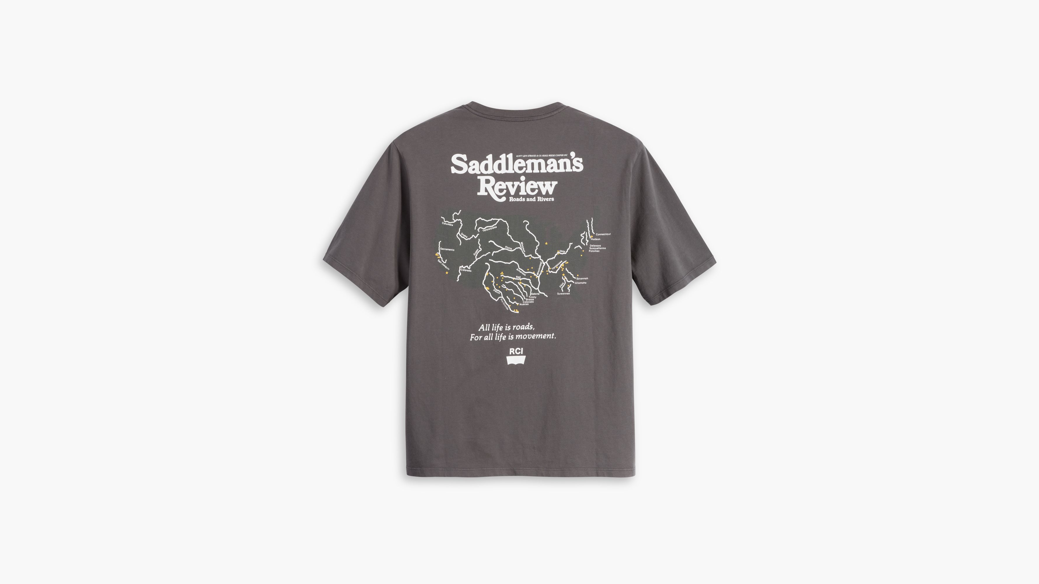T-shirt Americana Homme Levi's® x Reese Cooper® - Black - Noir