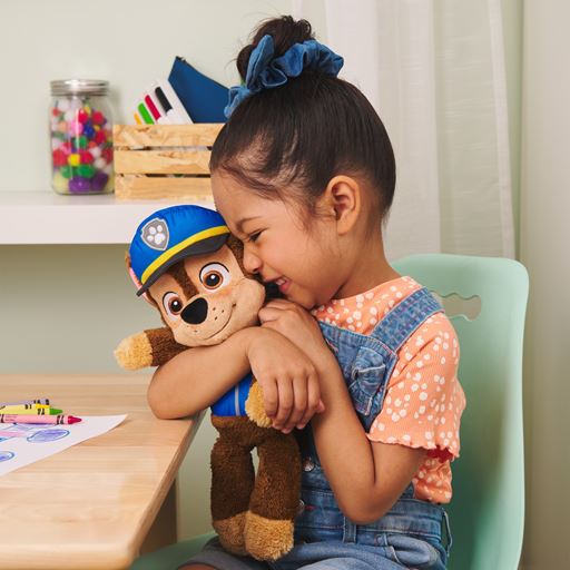 Paw Patrol Med-På-Tur Chase Bamse, Blå/ Brun