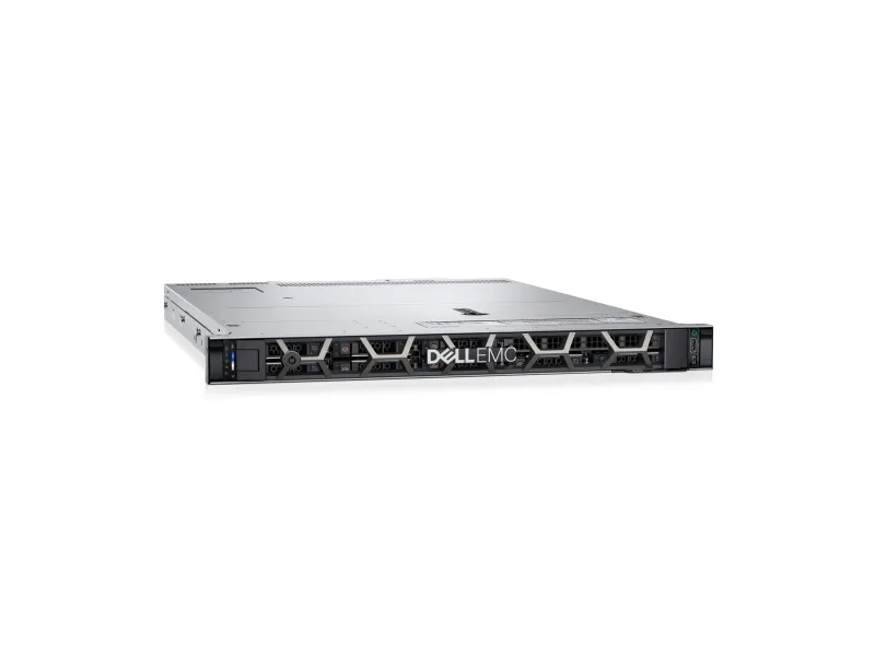 Dell PowerEdge R450 - Server - rack-monterbar 1U - 2-vejs - 1 x Xeon Silver 4310 / op til 3.3 GHz - RAM 16 GB - HDD 1.2 TB - Matrox G200 - Gigabit Ethernet - skærm: ingen - sort - med 3 års Basic Onsite