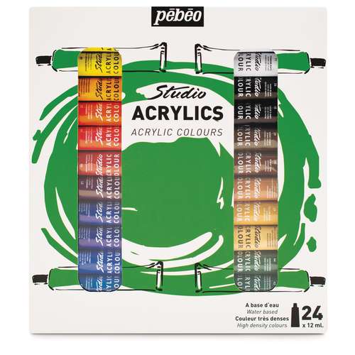 pébéo Studio Acrylic Sets, 12-ml-Tuben
