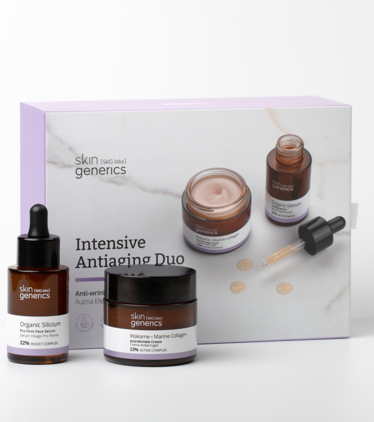 Skin Generics - Duo com efeito lifting antienvelhecimento Intensive Antiaging Duo