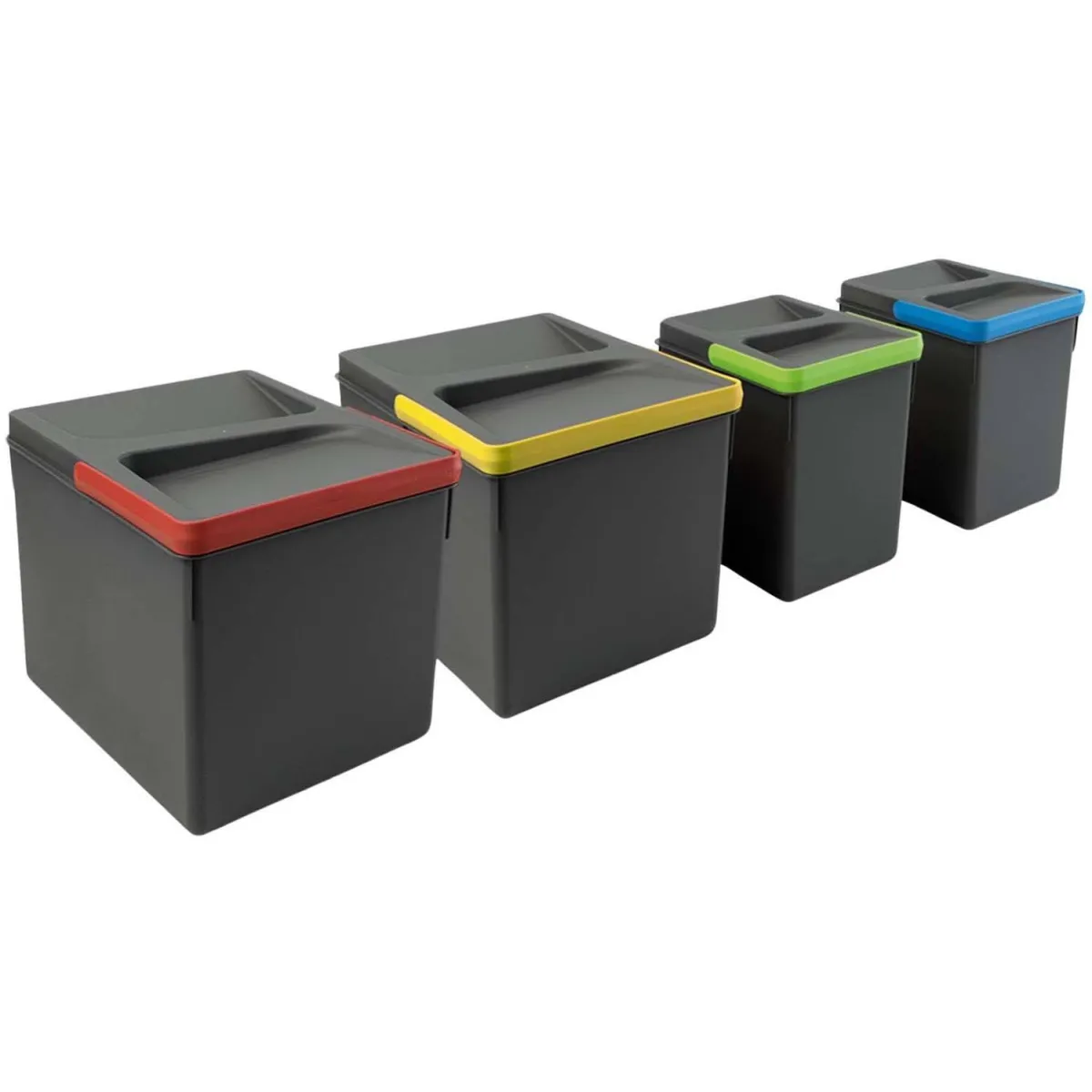 Emuca Bacs de Tri pour Tiroir de Cuisine - 36 L Gris