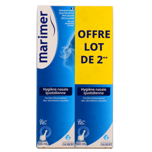 Spray isotonique hygiène nasale Marimer