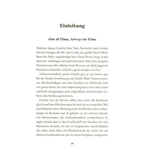 Ullstein Charlie's Good Tonight