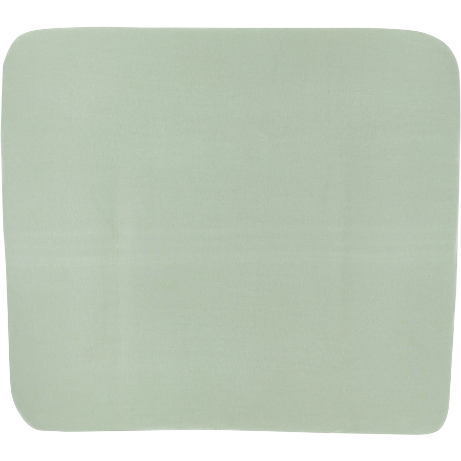 Meyco Wickelauflagenbezug Basic Jersey Stone Green 75x85 cm