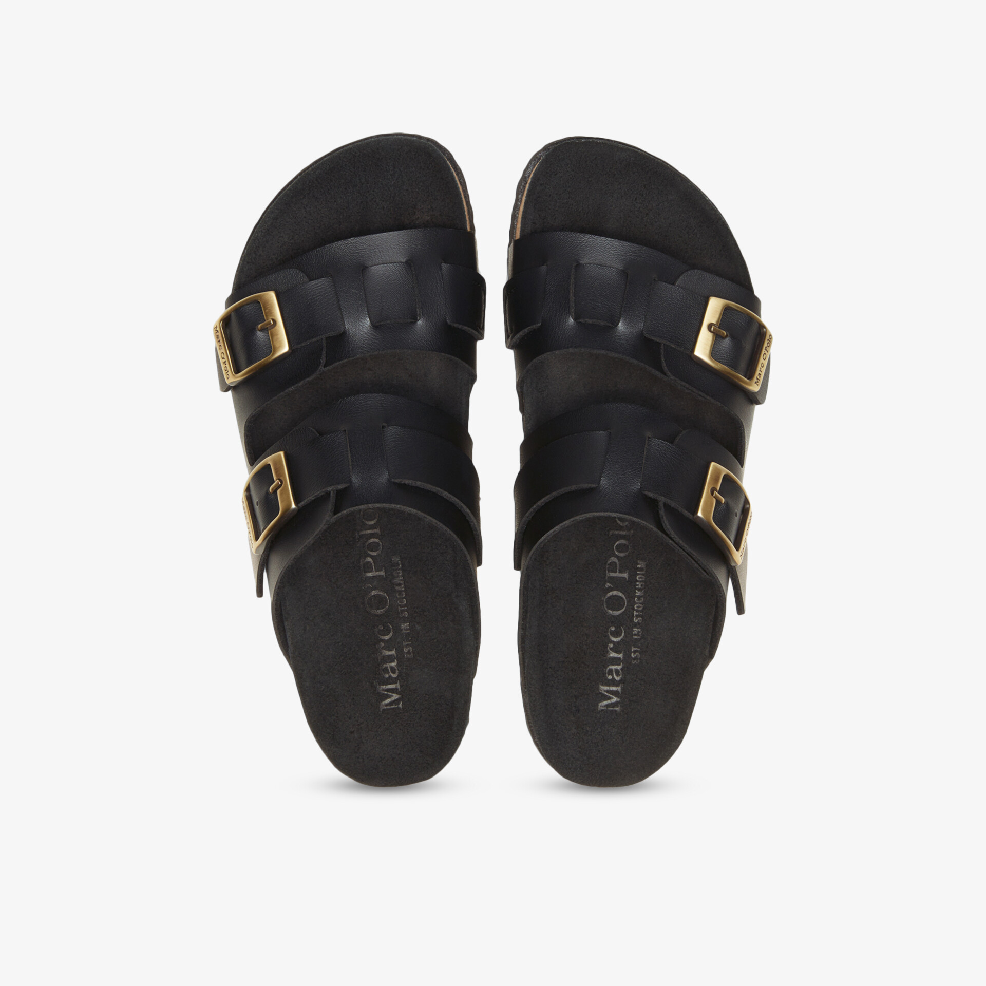 Marc O´Polo Damen Pantoletten schwarz