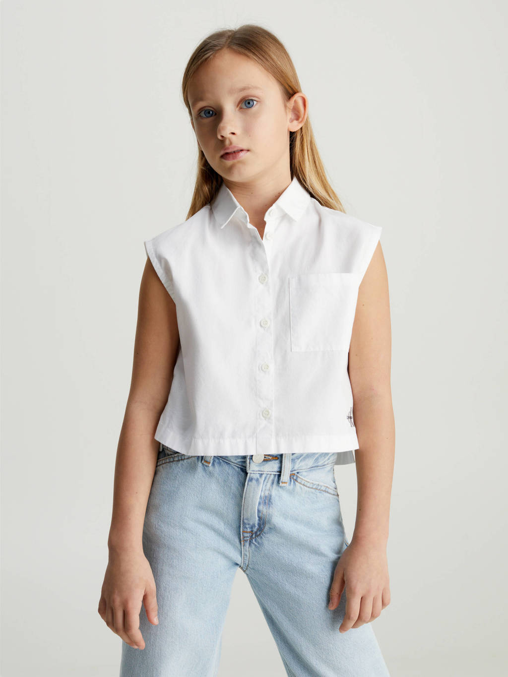 Calvin Klein blouse wit