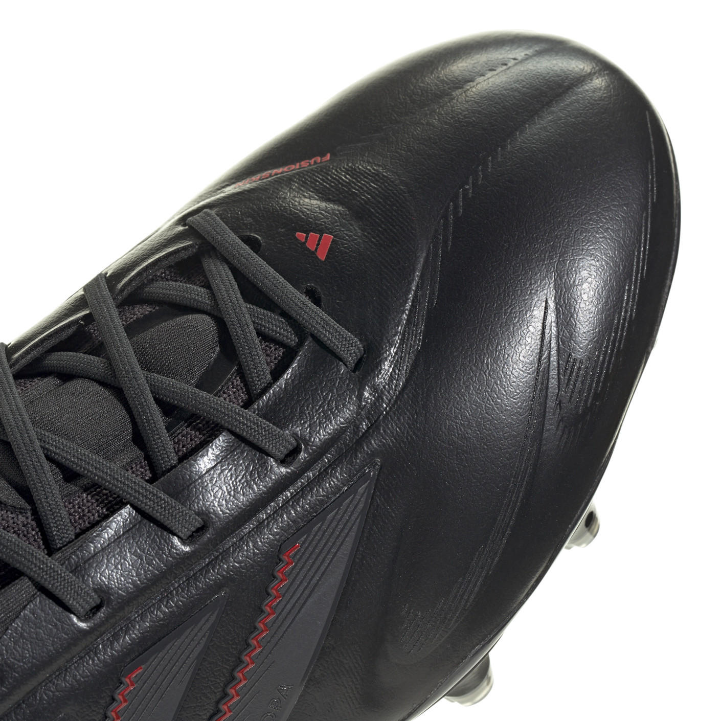 Adidas Copa Pure III Elite Gras Voetbalschoenen (FG) Zwart Donkergrijs Rood