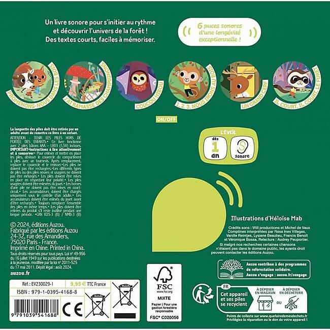 CARTOTHEQUE - MES COMPTINES DE LA FORET