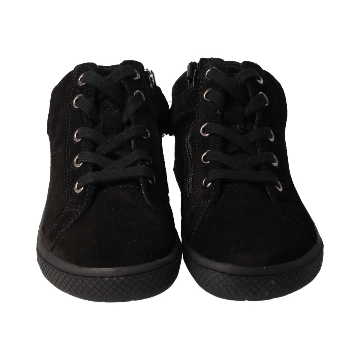 WL32051-0 black STAY-HAPPY velours textil laces zipper Weite/W