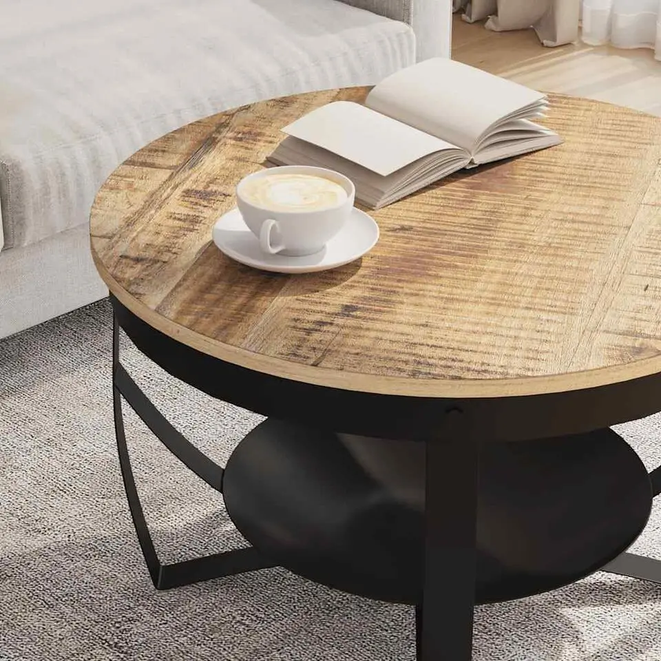vidaXL - Salontafel - Bruin - Hout