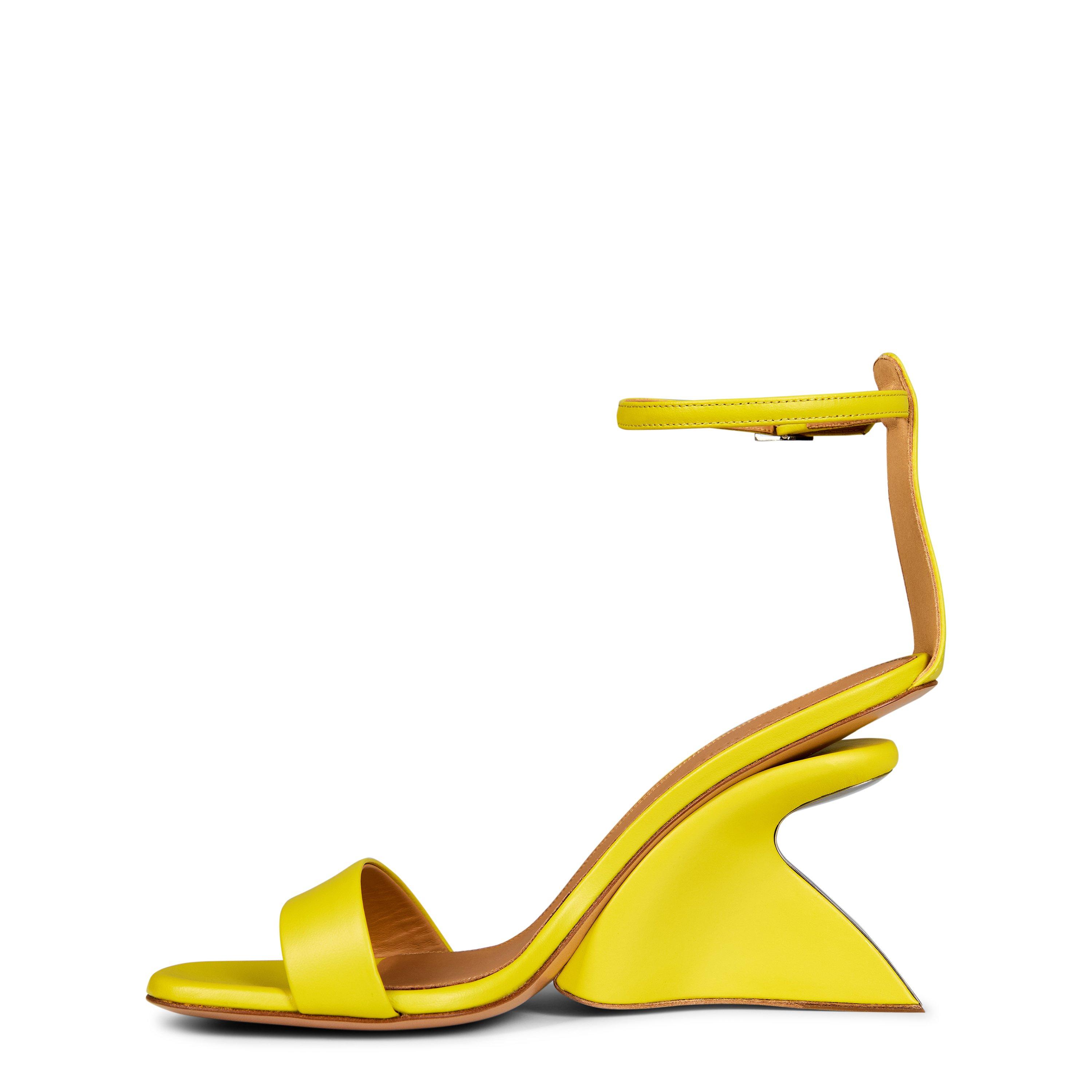 Off White Jug Wedge Sandals