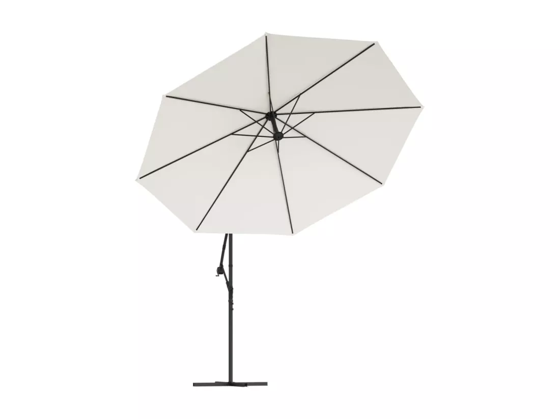 Parasol meuble de jardin blanche 02_0008602