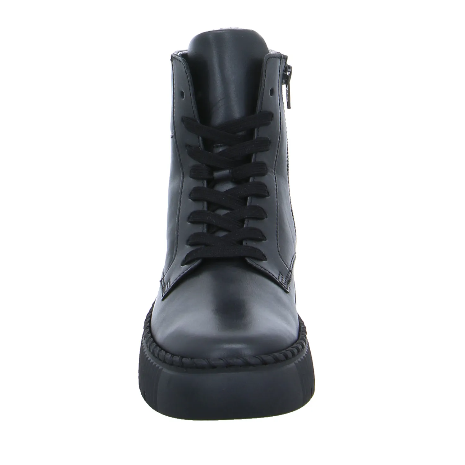 GABOR Boot Schwarz Leder