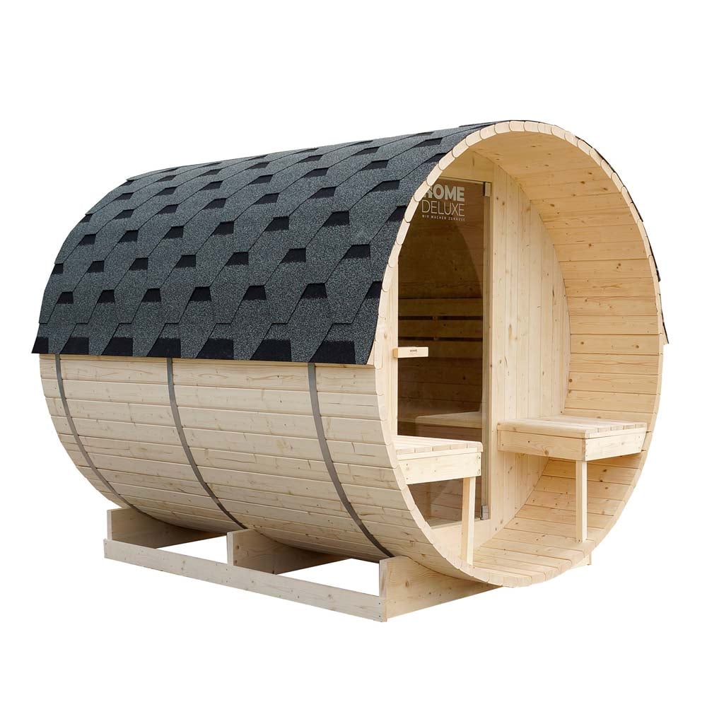 HOME DELUXE Outdoor Fasssauna LAHTI -versch. Ausführungen