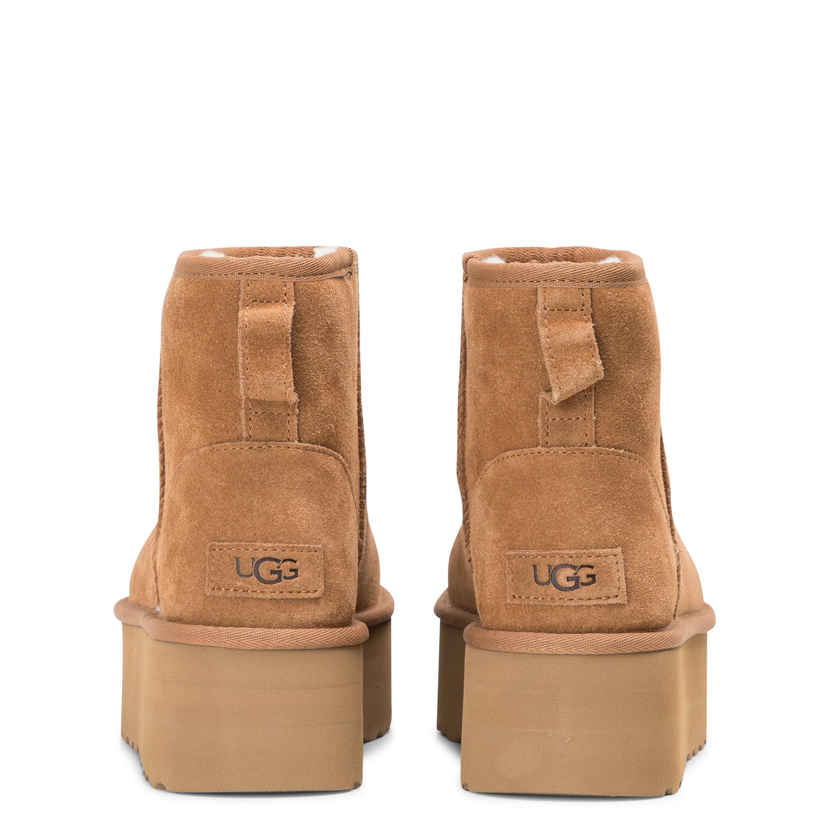 CLASSIC MINI PLATFORM - Bottines compensées en cuir | Marron