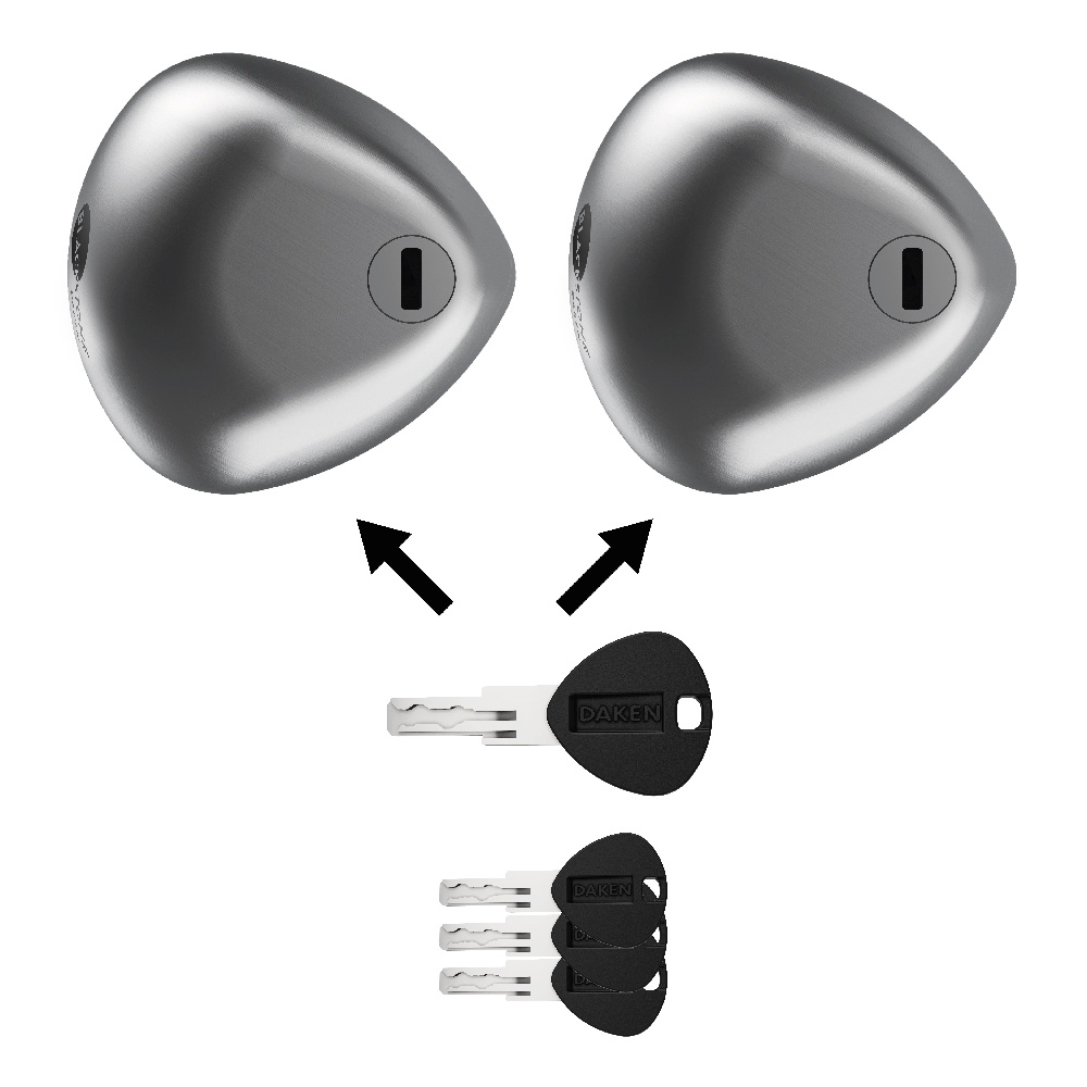 Blackstone Silver COMBO set van 2 bestelwagen sloten