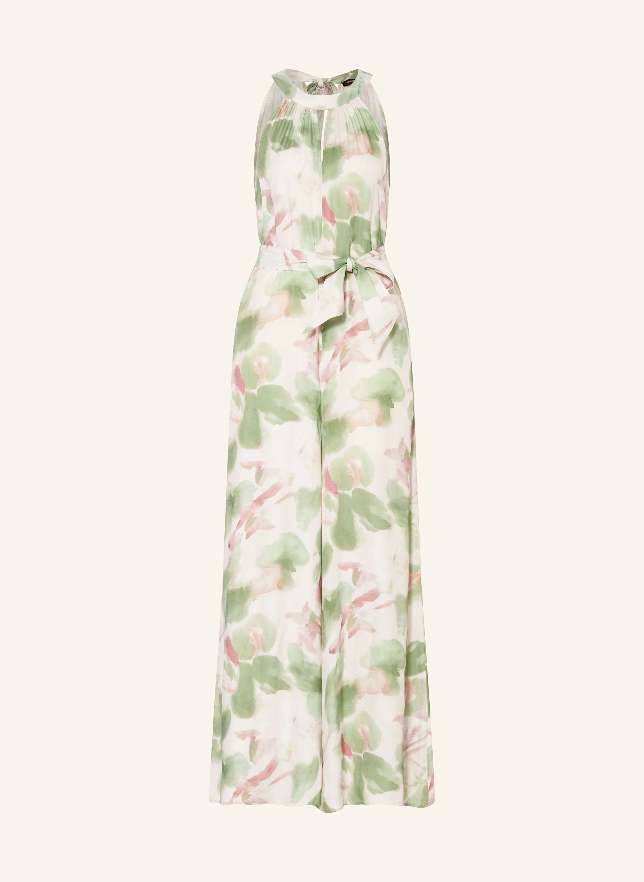 MORE & MORE Satin-Jumpsuit mit Cut-out