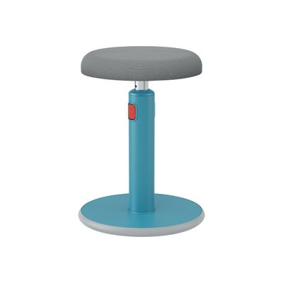 Leitz Ergo Cosy 2 en 1 - Tabouret ergonomique assis/debout - hauteur réglable jusqu'à 79 cm - bleu calme
