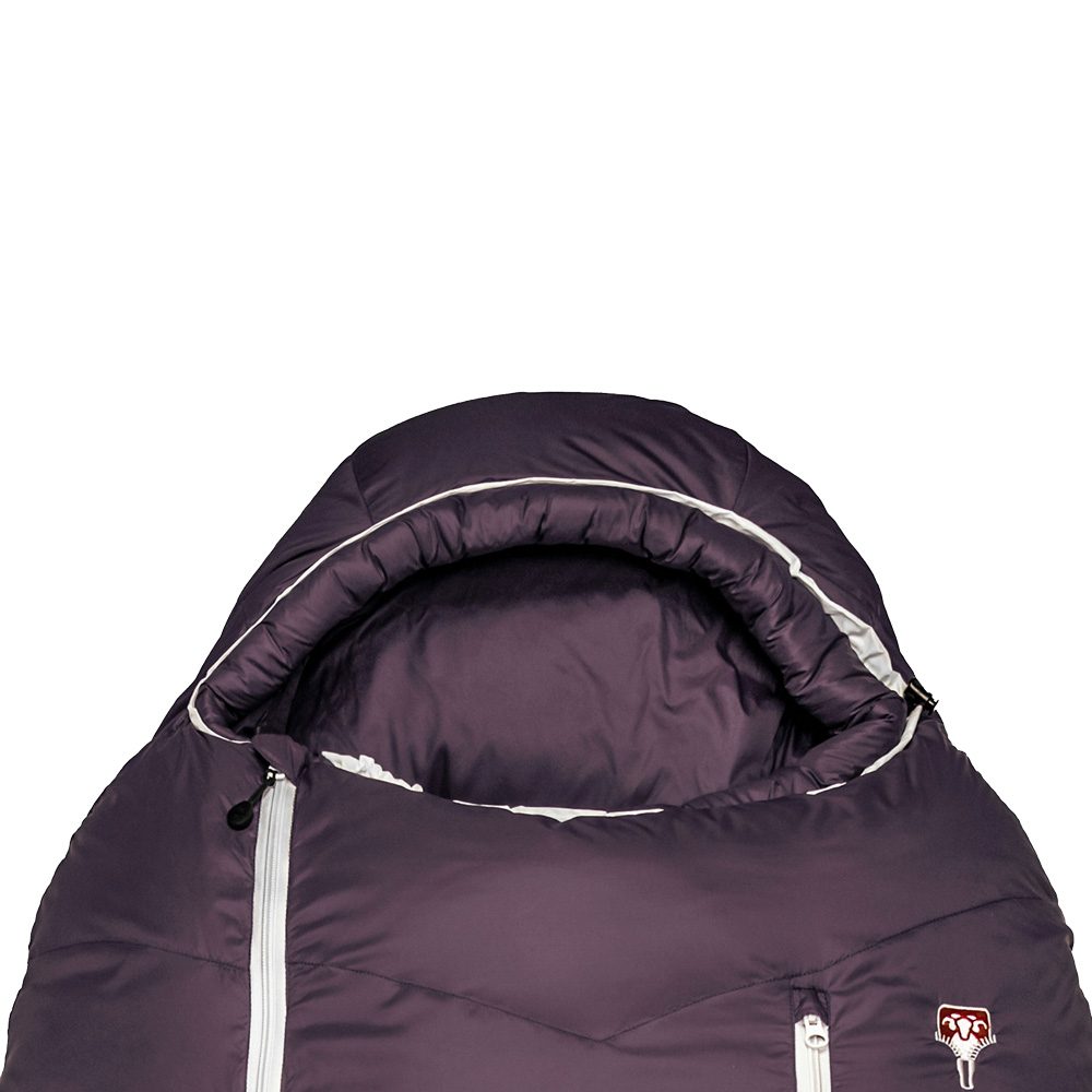 Grüezi Bag Biopod DownWool Subzero 175 Schlafsack berry