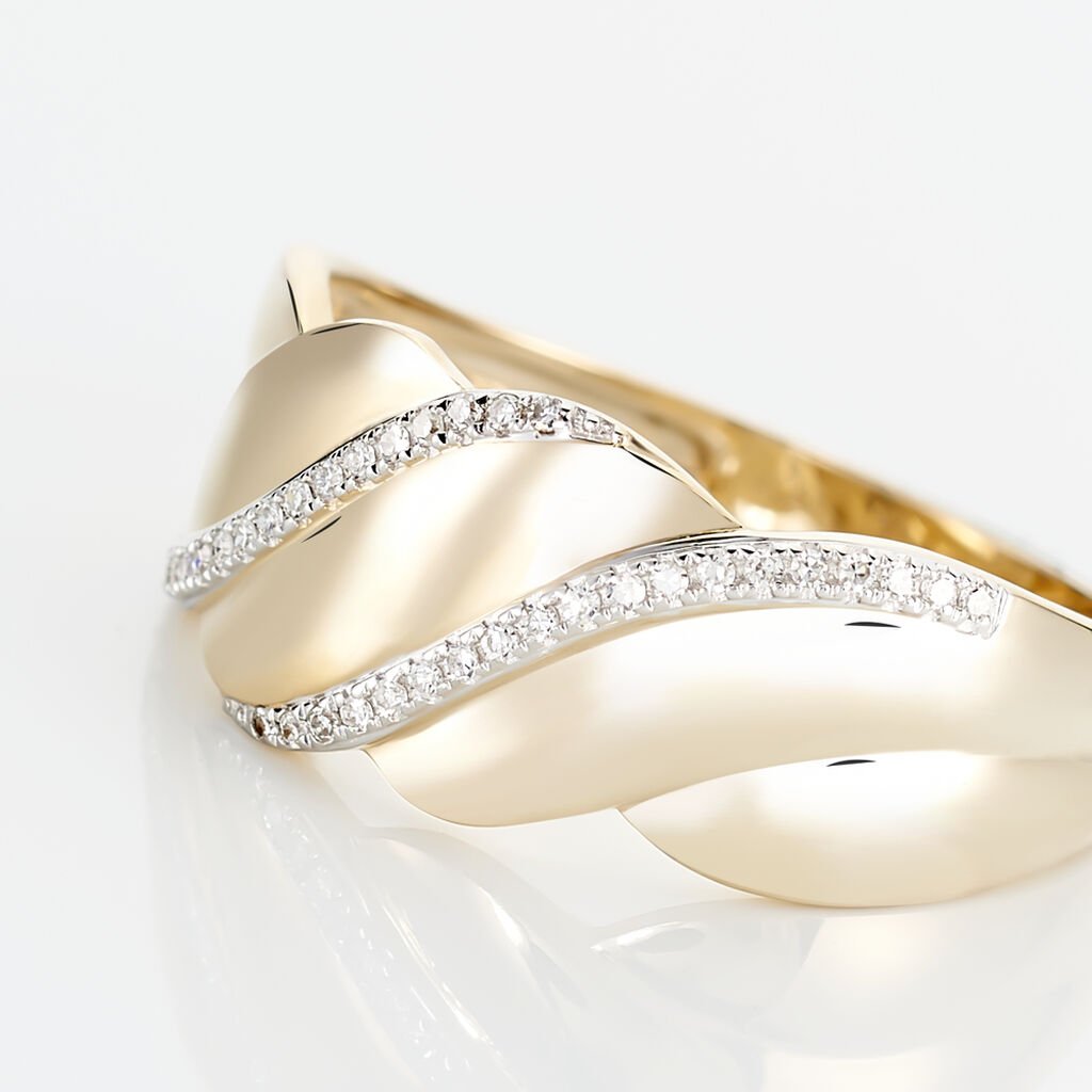 Bague Elyanne Or Jaune Diamant