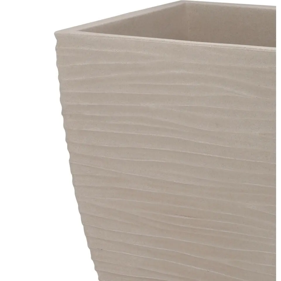 Pro Garden plantenpot - Tuin - kunststof - zand/beige - D40 x H60 cm