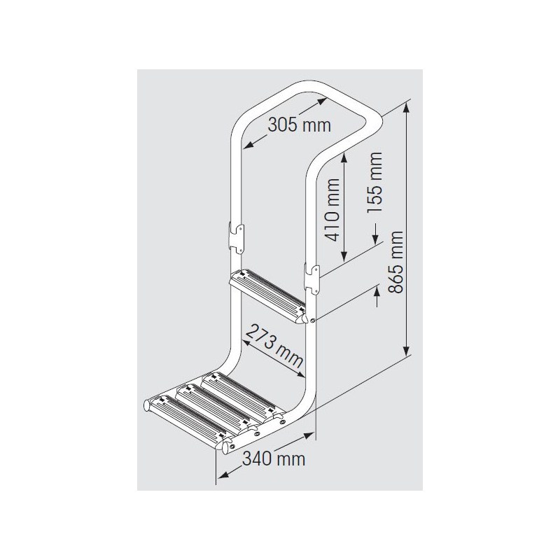 Echelle Plastimo Plate-Forme Immergee