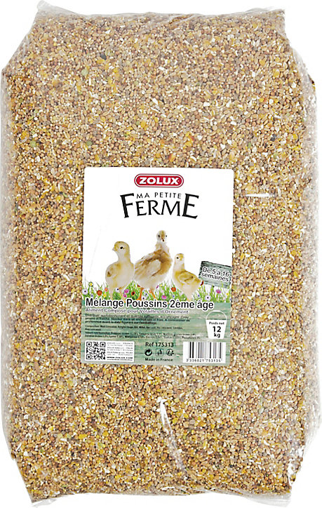 Mélange poussin 2ème age Zolux 12kg