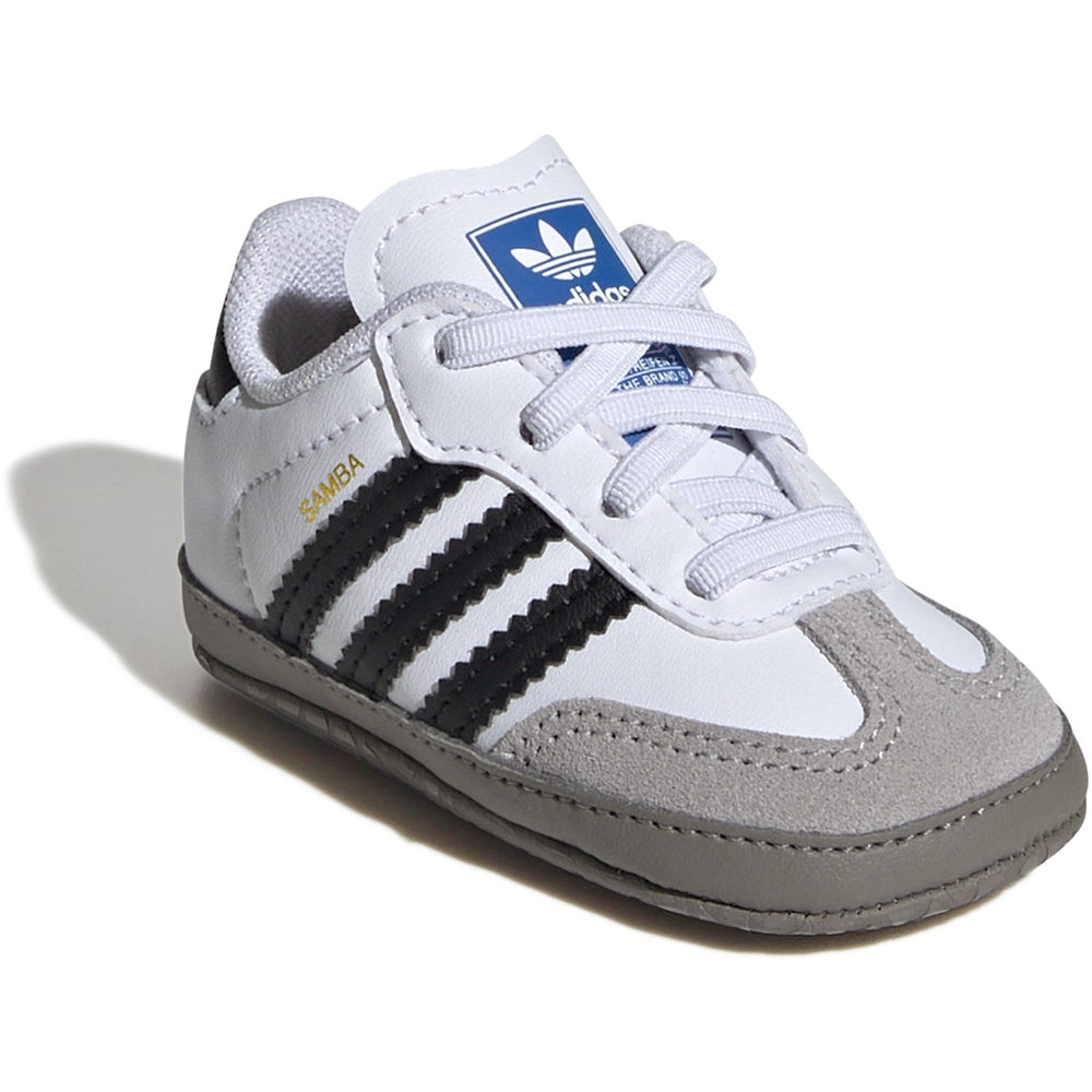 Køb adidas Originals Ftwr White/Core Black/Clear Granite Samba Crib Sneakers
