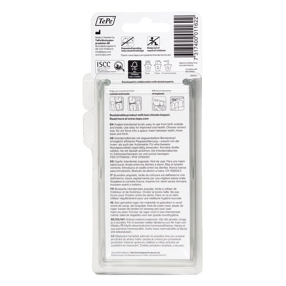 TePe Angle Interdentalbürsten 0,8 mm grün