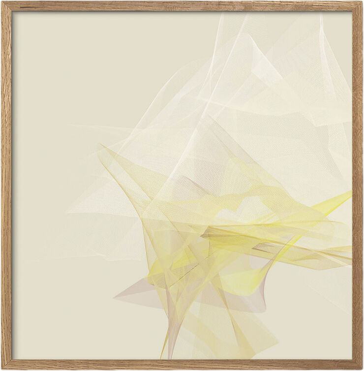 Poster & Frame Form Faktory - «Brighter Days Series« - Electric Whirlwind (Square) Flerfarvet