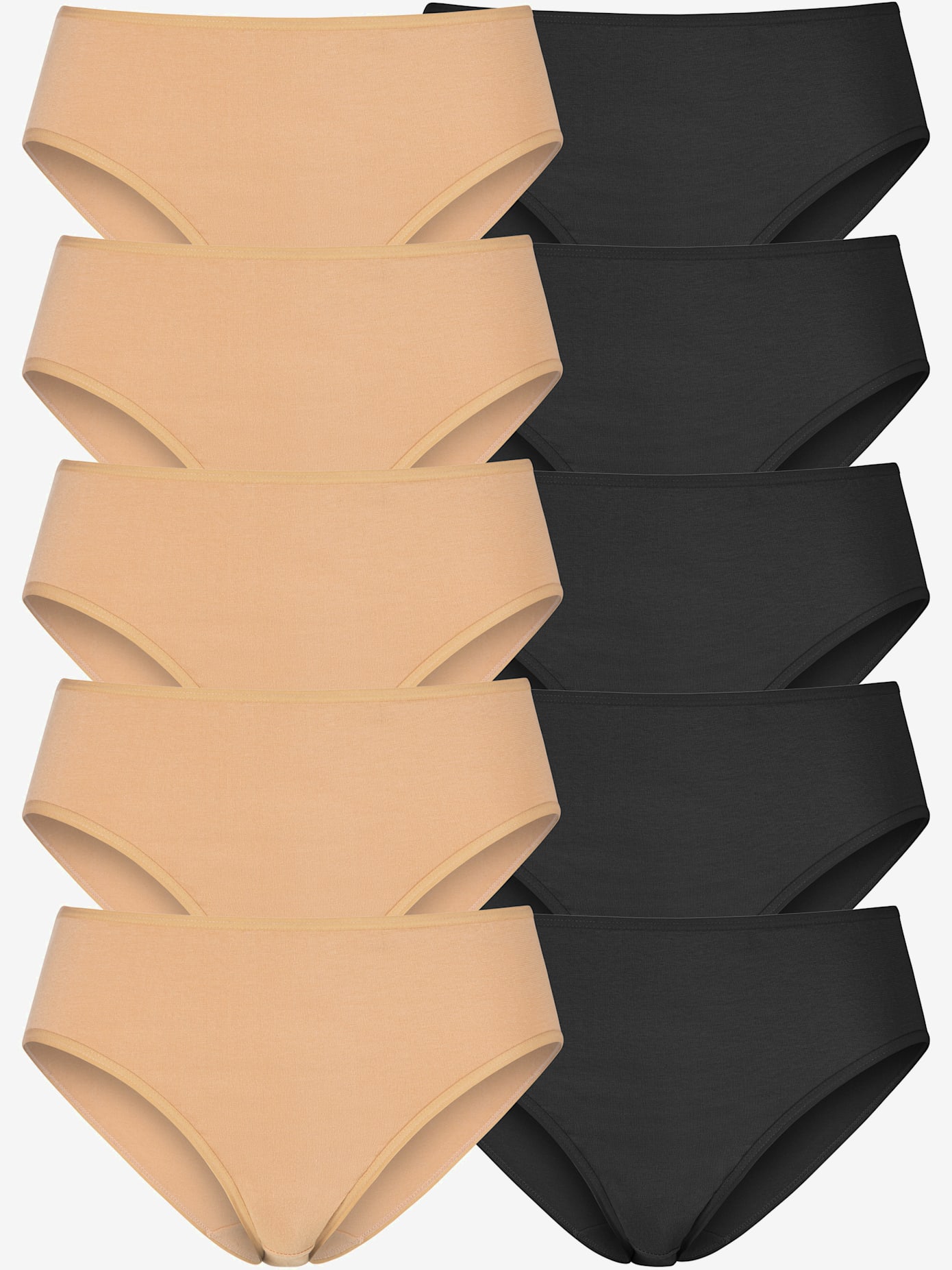 Slips jazz lot de 10 panties pratiques