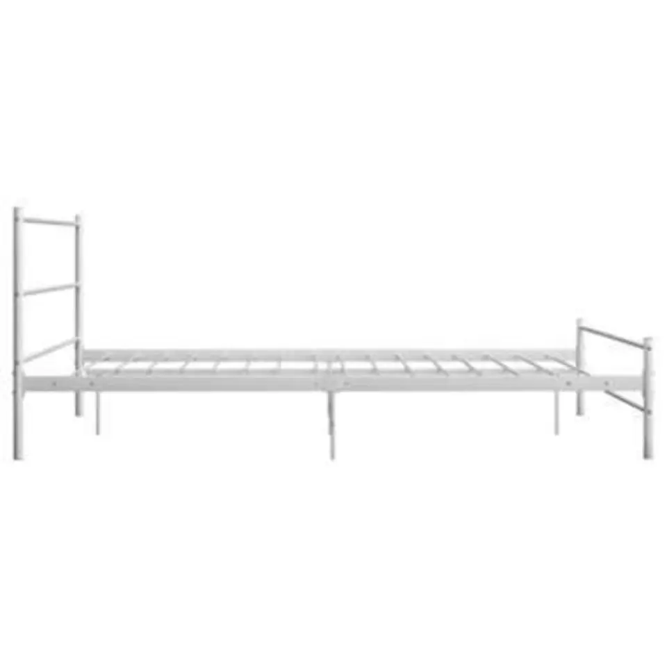 vidaXL - Metalen bed frame - Wit - 120x200 cm