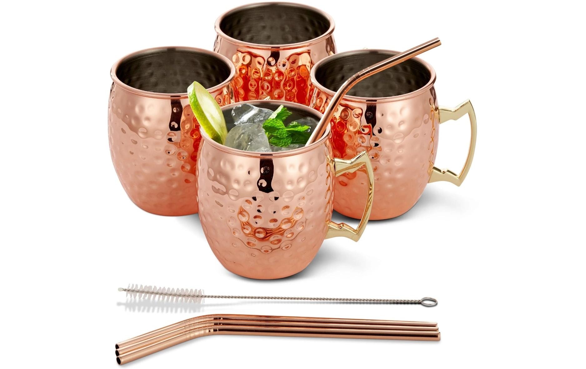 Cocktailglas »Oak & Steel Moscow Mule 550 ml, 4 Stück«