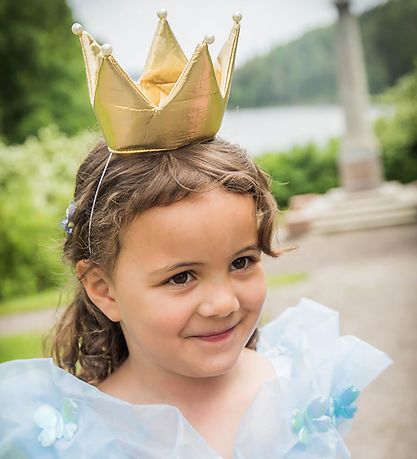 Den Goda Fen Udklædning - Prinsessekrone - Guld