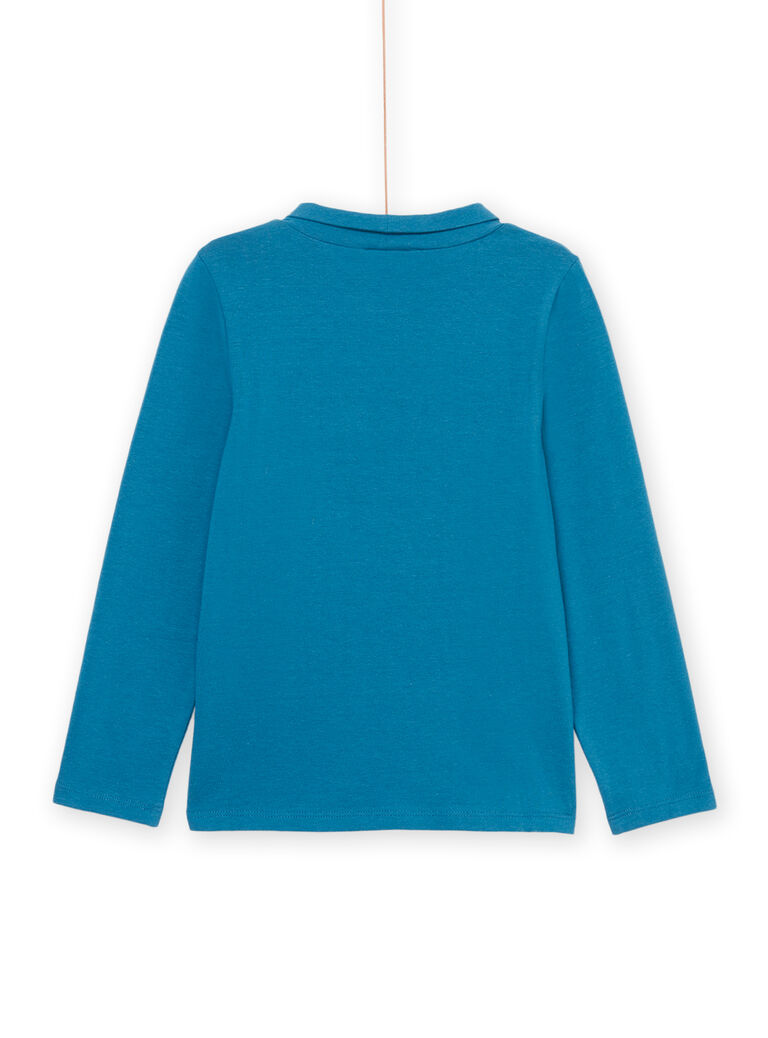 Sous-pull à animation renard et fleurs