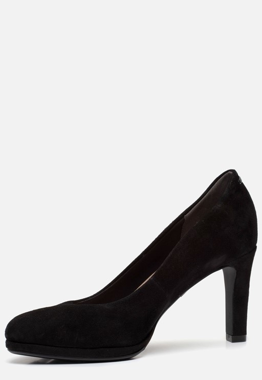 Tamaris Pumps zwart Imitatiesuede