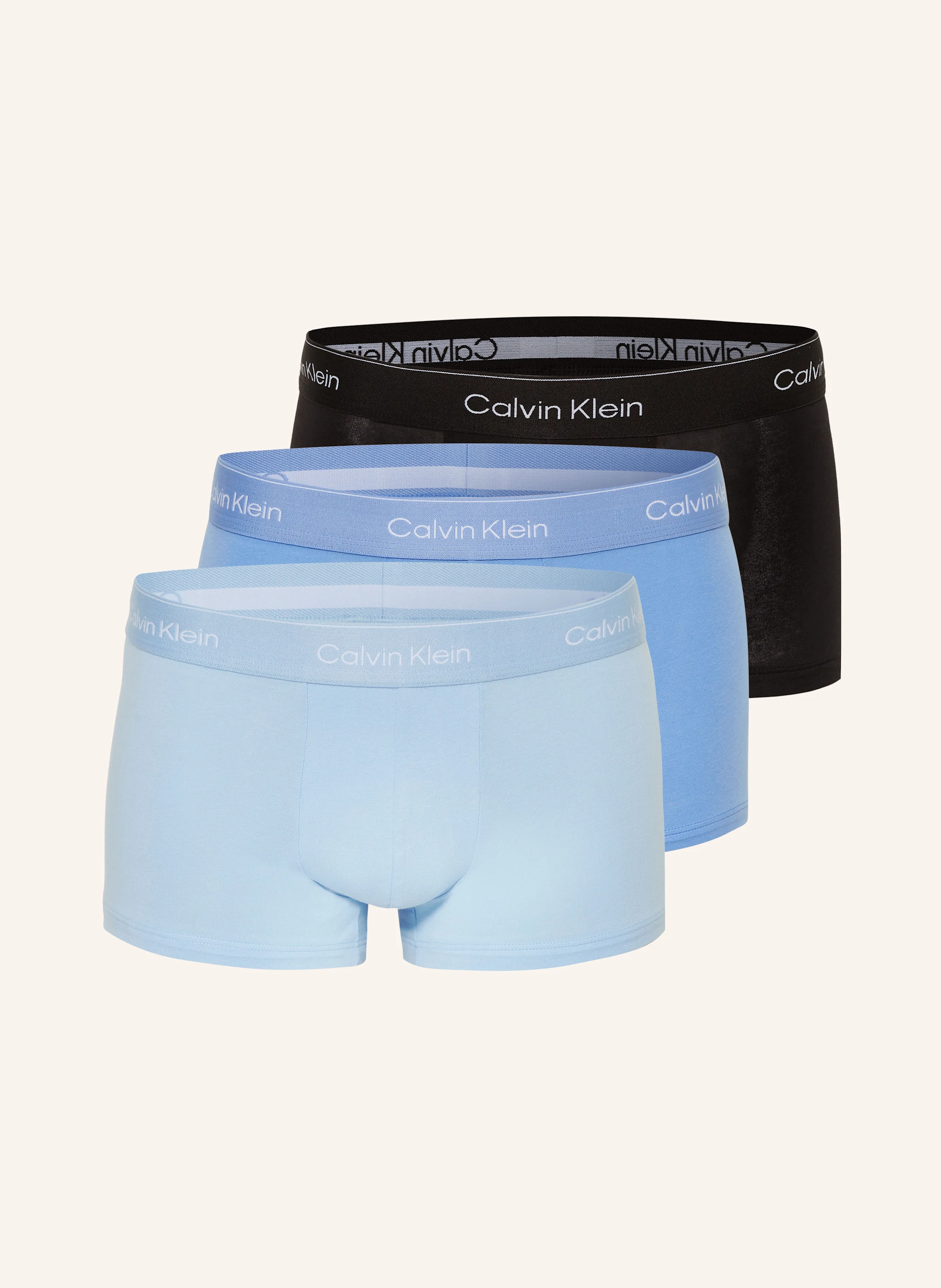 Calvin Klein 3er-Pack Boxershorts ICON COTTON STRETCH Low Rise