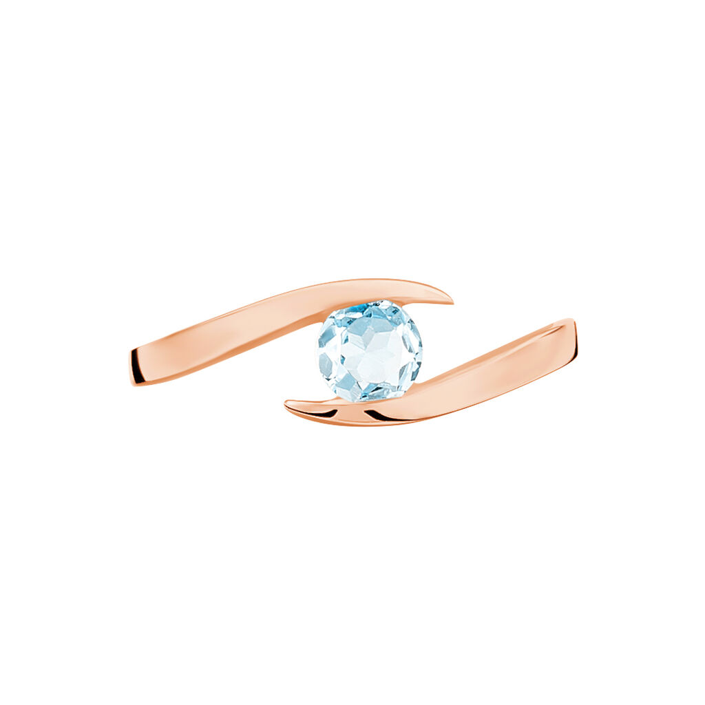 Bague Tiphaine Or Rose Topaze